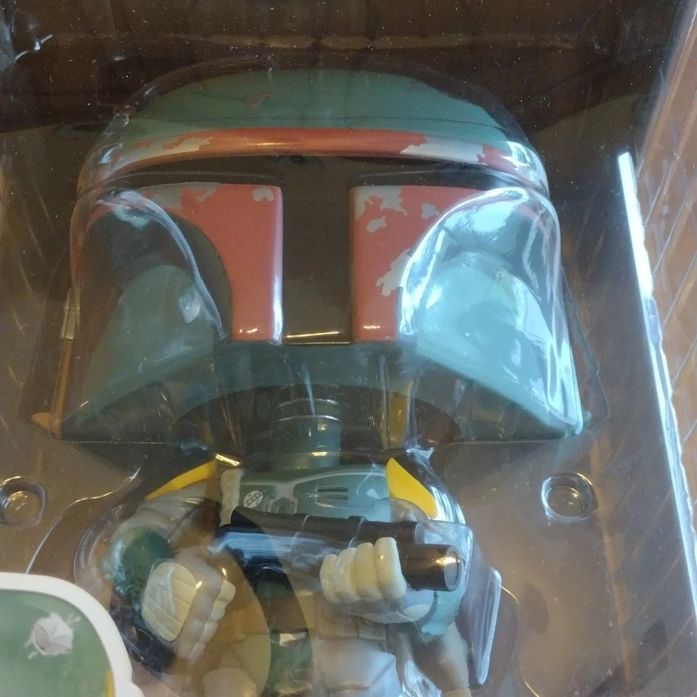 BOBA FETT 10" Funko Pop #367 Star Wars Target Exclusiv Bobble Head Empire Strike - Picture 7 of 8